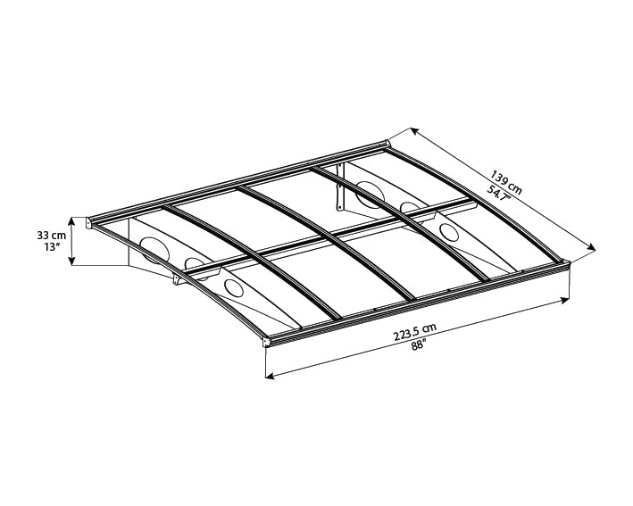 Beaumont 2235 Contemporary Canopy