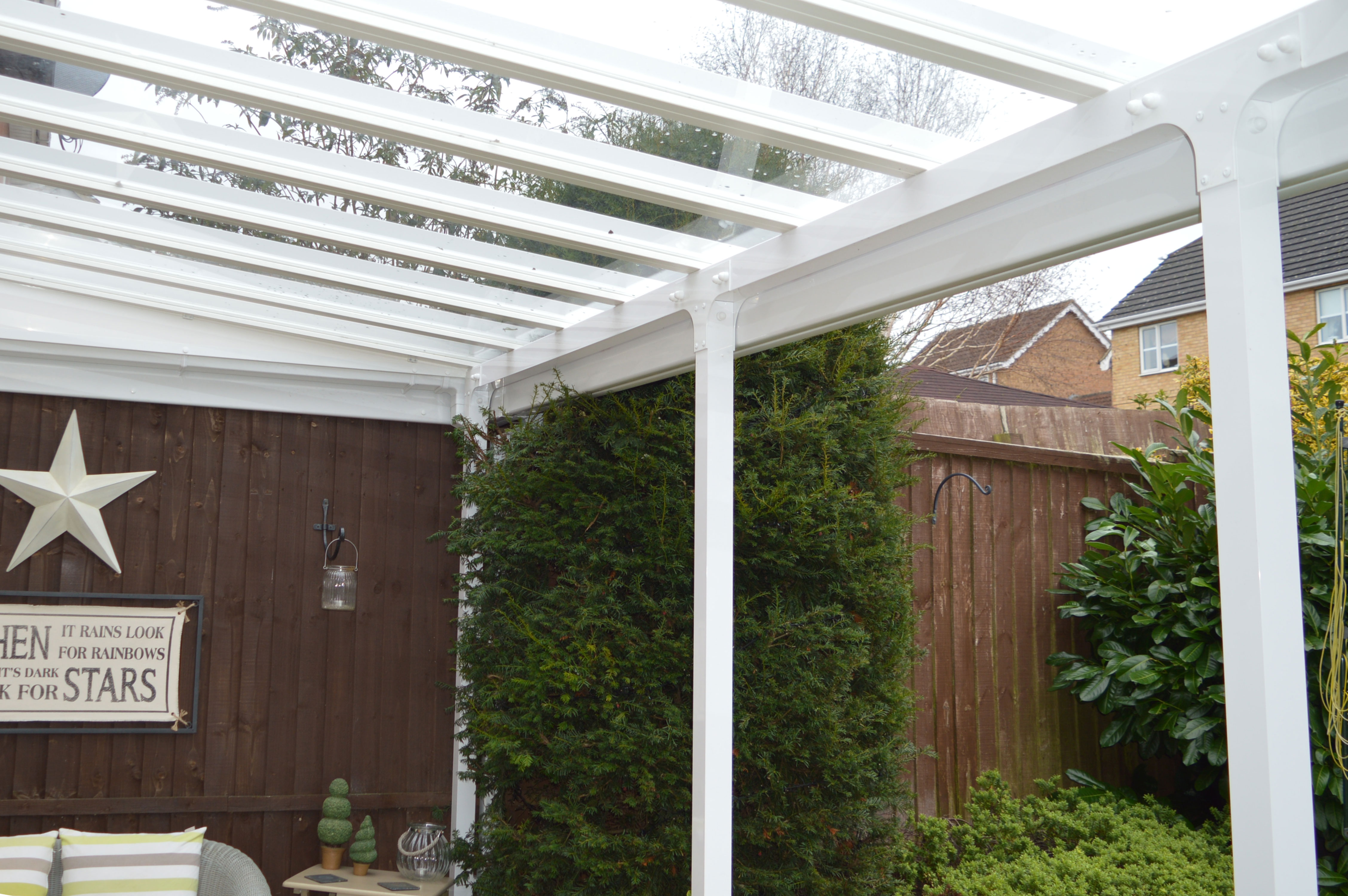 Elegance Glass Roof  Canopy  2 5m Projection The Canopy  Shop