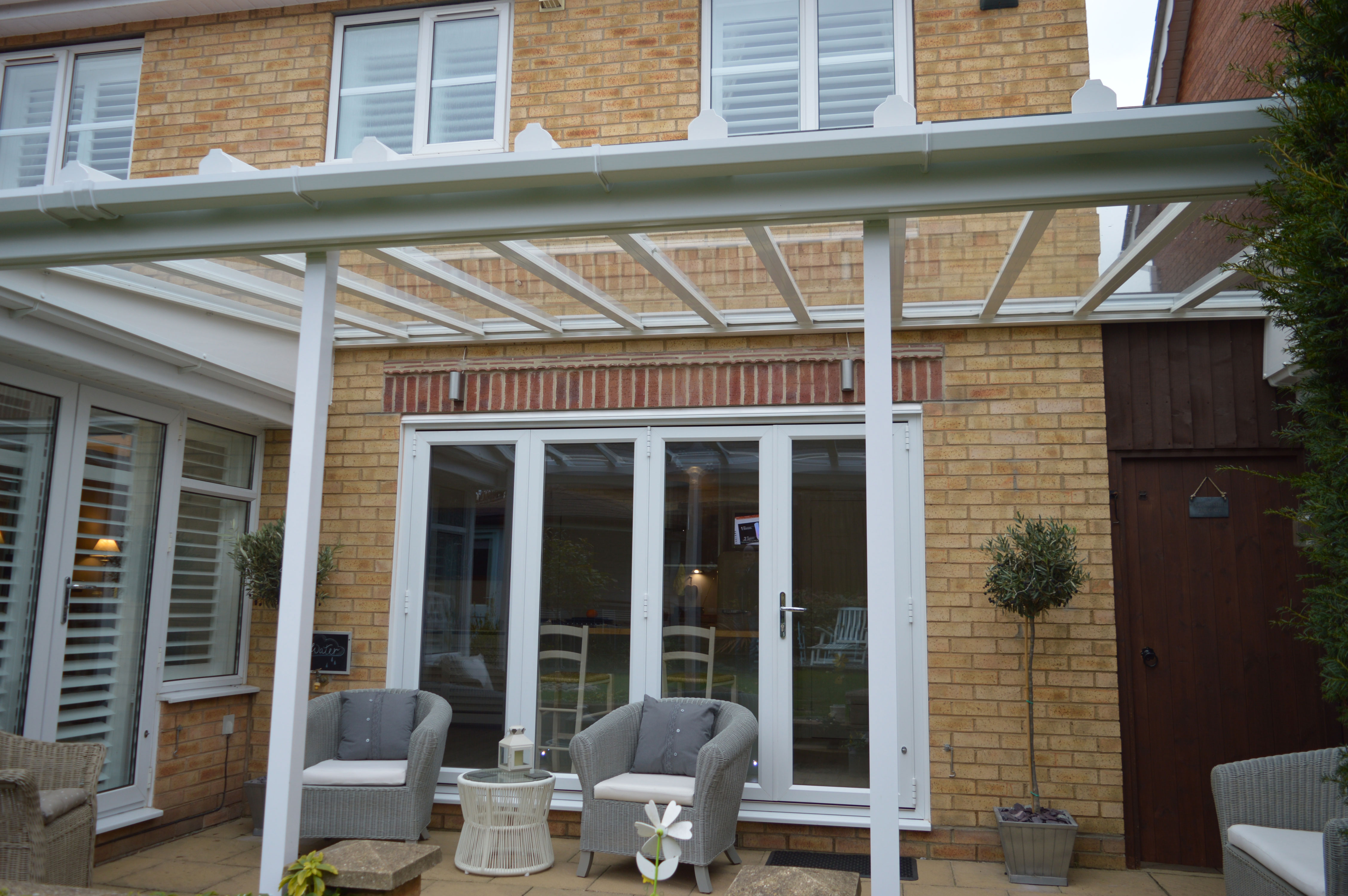 Elegance Glass Roof Canopy 15m Projection The Canopy Shop