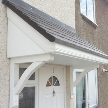 GRP Canopies – the popular way to cover your door - The Canopy Shop