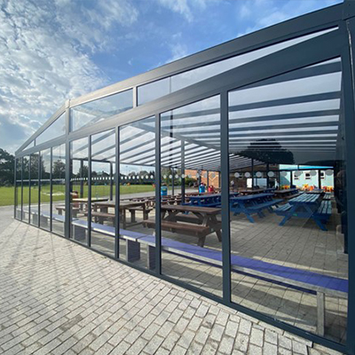 Commercial Canopy Seating Area